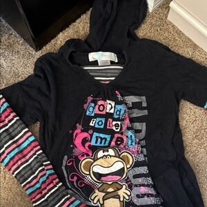 Vintage Bobby Jack Girls Hoodie Shirt